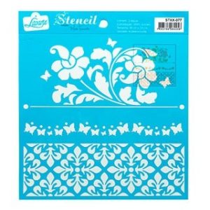 Stencil LitoArte 20cm x 20cm STXX 077