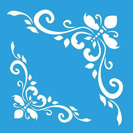Stencil LitoArte 14 cm x 14 cm STA 092