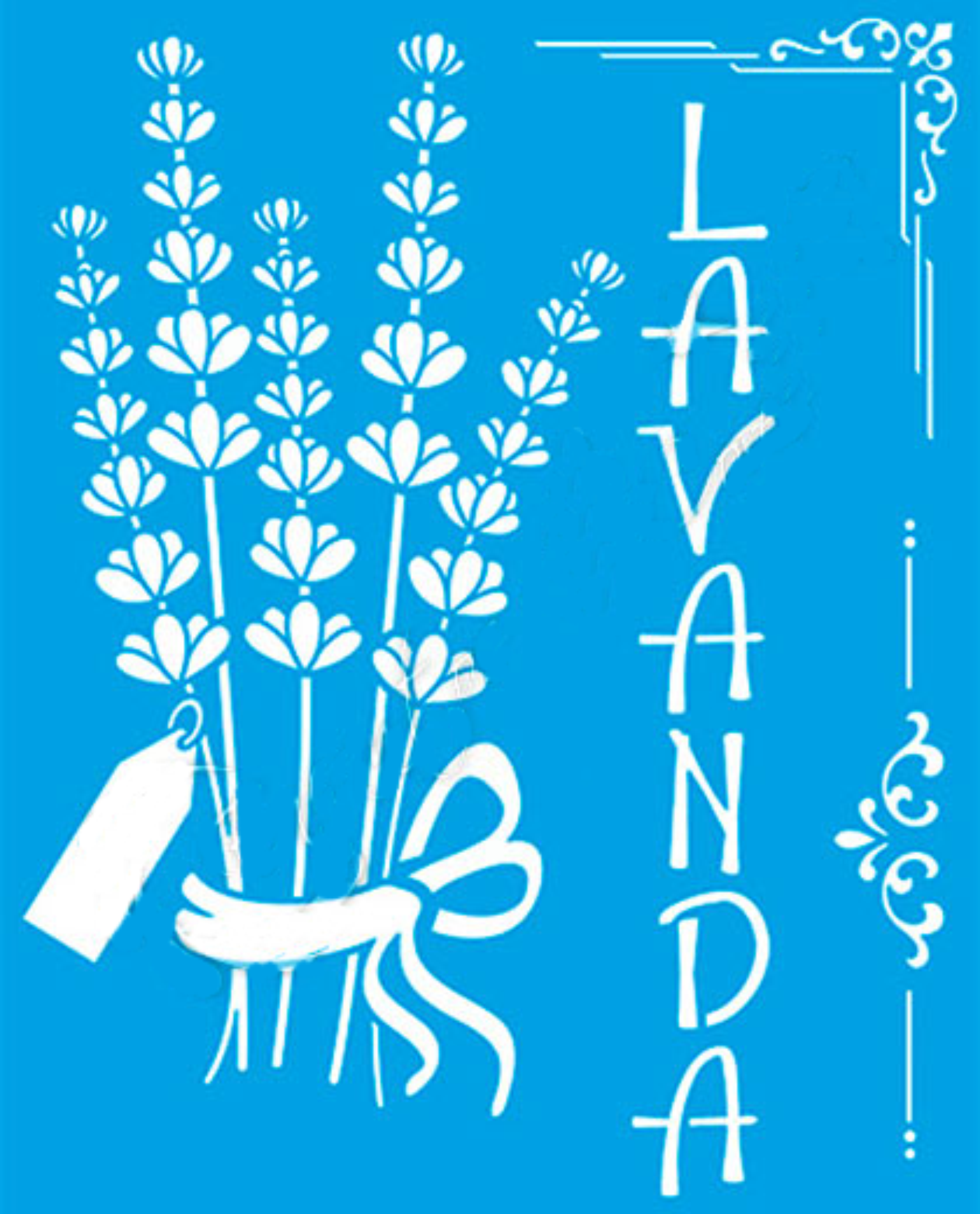 Stencil LitoArte 25 cm x 20cm STR 101