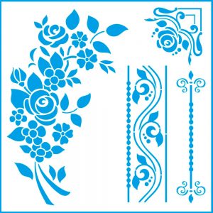Stencil LitoArte 20cm x 20cm STXX 192