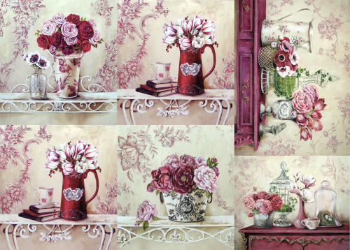 Lamina de Seda "La tiendita Shabby Chic" BJN4