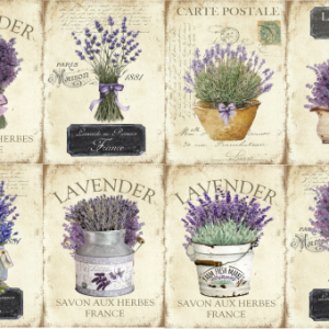 Lamina de Seda "La tiendita Shabby Chic" Lav1