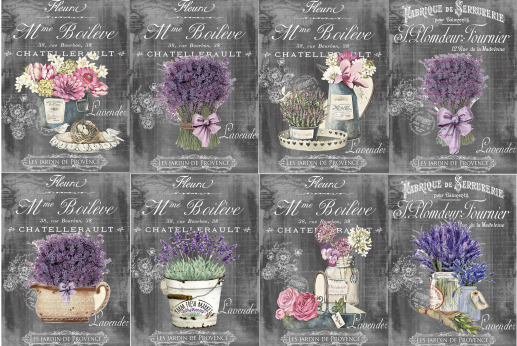 Lamina de Seda "La tiendita Shabby Chic" Lav2