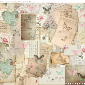 Lamina de Seda "La tiendita Shabby Chic" MR6