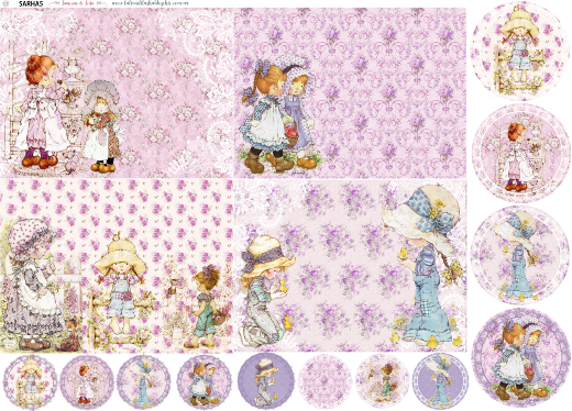 Lamina de Seda "La tiendita Shabby Chic" SARHA5