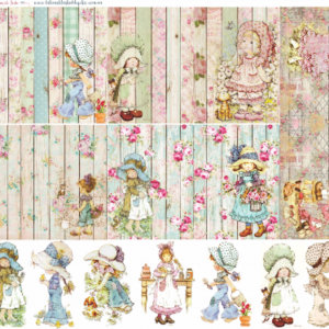 Lamina de Seda "La tiendita Shabby Chic" SARHA1