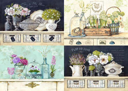 Lamina de Seda "La tiendita Shabby Chic" BJN 6