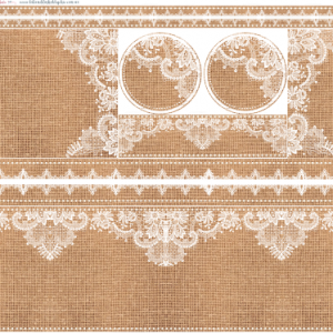 Lamina de Seda "La tiendita Shabby Chic" LIN 8