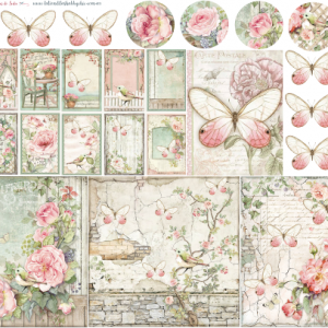 Lamina de Seda "La tiendita Shabby Chic" SHABBYR8