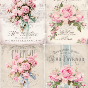 Lamina de Seda "La tiendita Shabby Chic" VSNB 4