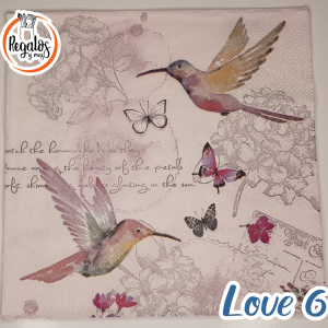 Servilleta Love 6