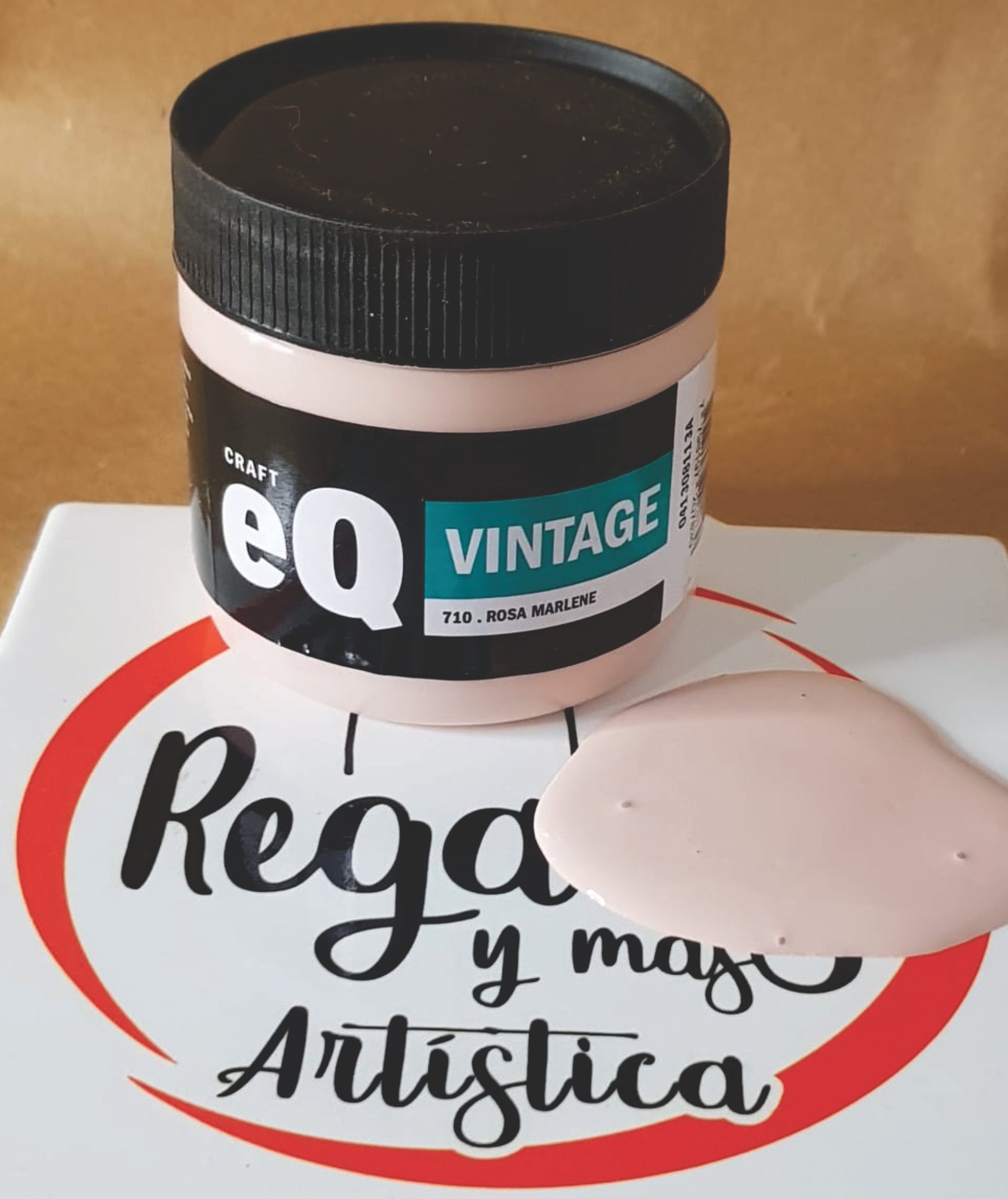 910 verde Malva Pintura Vintage