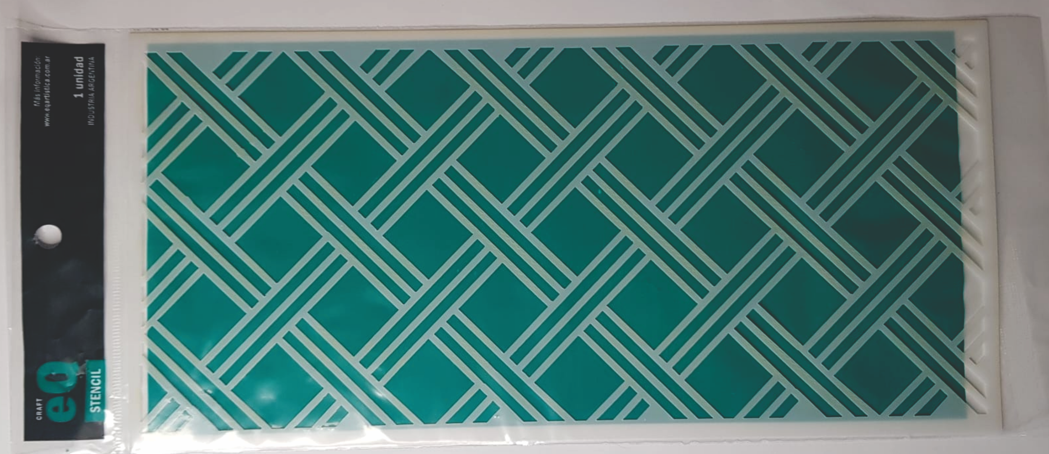 Stencil grande 13.5cm x 28cm EqArte 94 Cuadrille