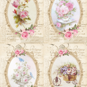 Lamina de Seda "La tiendita Shabby Chic" VSBN 2