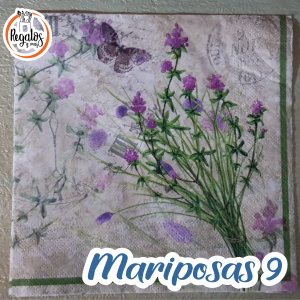 Servilleta Mariposas 9