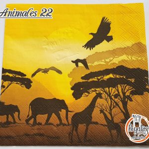 Servilletas animales 22