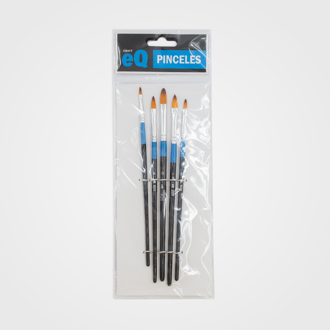 Kit EQ Pinceles 920 (Lengua de Gato)