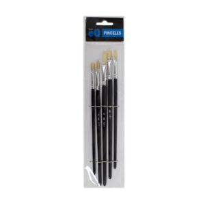 Kit EQ Pinceles Plano de cerda