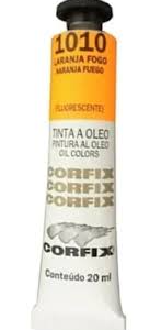 Oleo corfix 20 ml Naranja fuego fluo 1010
