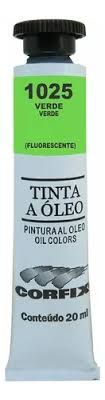 Oleo corfix 20 ml verde fluo 1025