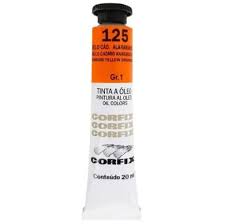Oleo corfix 20 ml Amarillo cadmio anaranjado 125