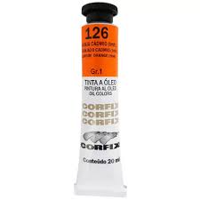 Oleo corfix 20 ml Anaranjado de cadmio 126