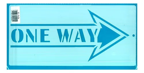 Stencil Grande 13.5 cm x 28 cm EqArte 102 One Way
