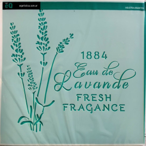 Stencil 30 cm x 30 cm EqArte 1036 FRESH FRAGANCE
