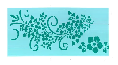 Stencil Grande 13.5 cm x 28 cm EqArte 66 Ramillete
