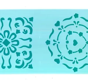 Stencil Grande 13.5 cm x 28 cm EqArte 71 mandalas