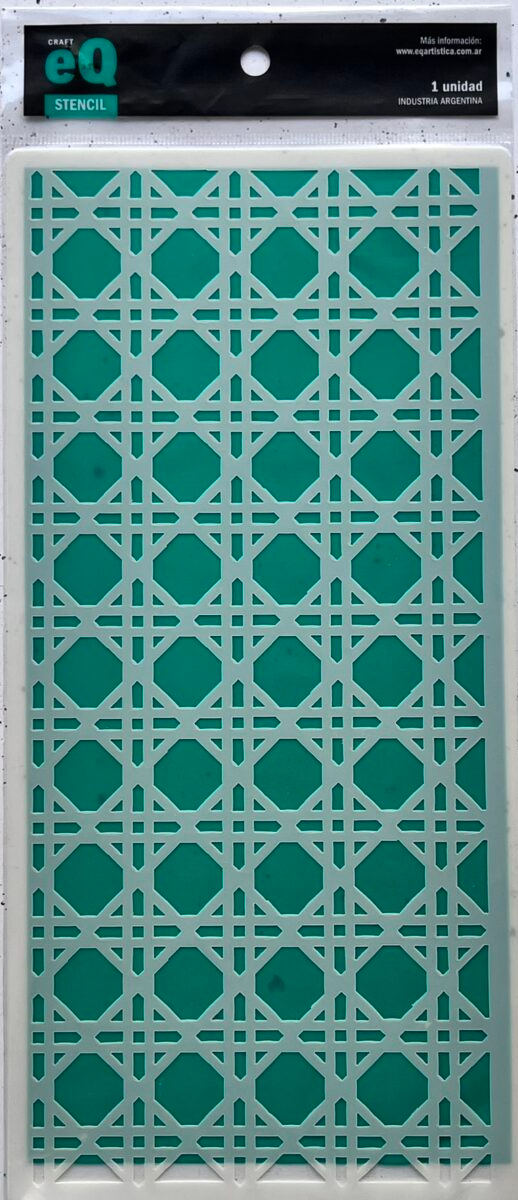 Stencil Grande 13.5 cm x 28 cm EqArte 96 Ratan