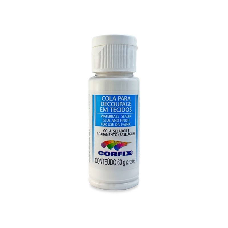 Cola gel Decoupage Tela Corfix Pegamento en Gel Textil 60g