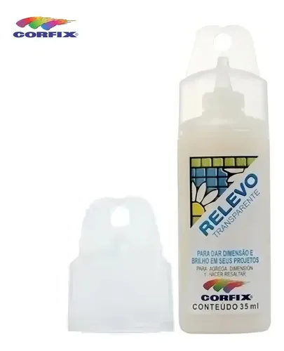Pintura transparente con relieve 3D Corfix